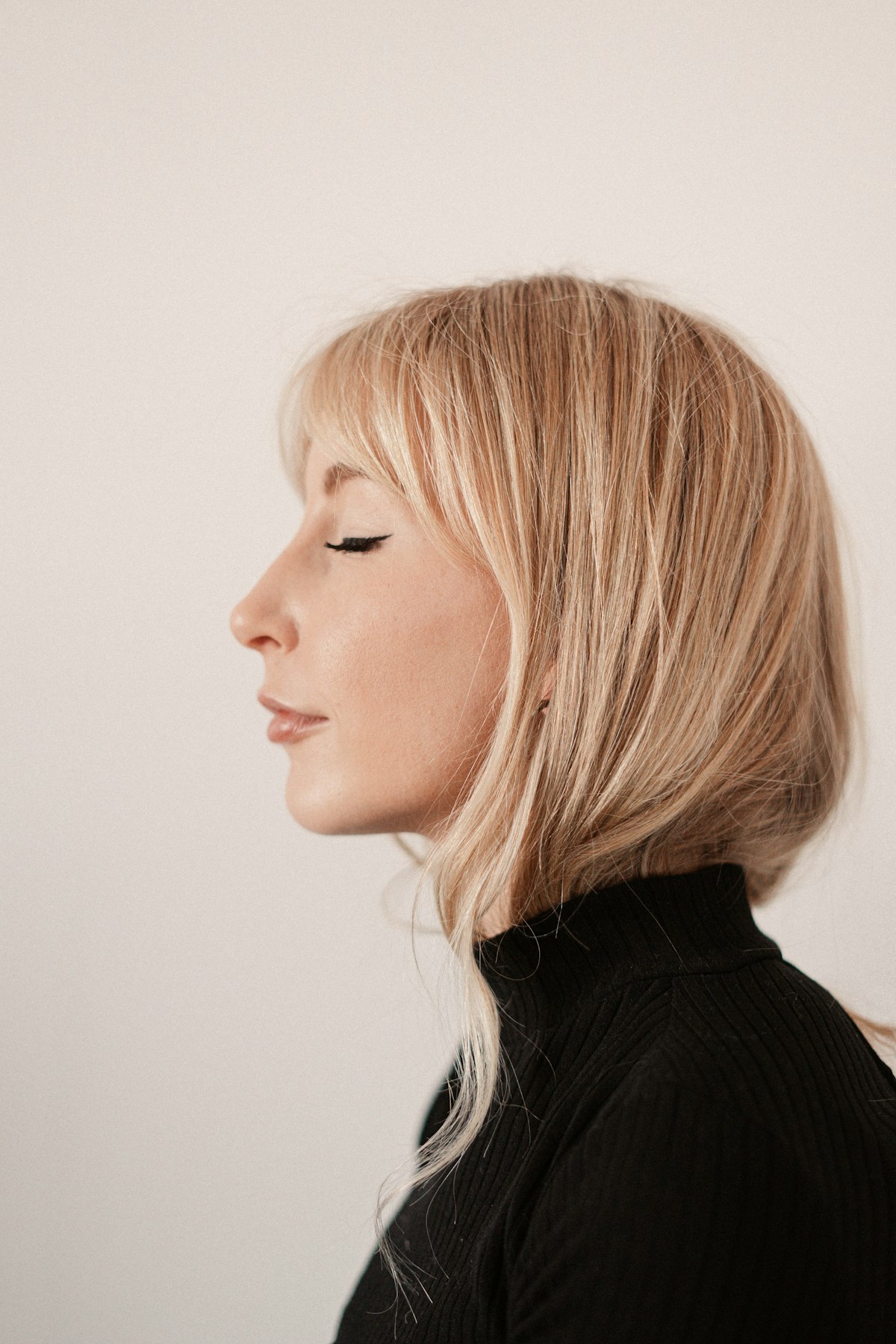 A calm profile in soft daylight